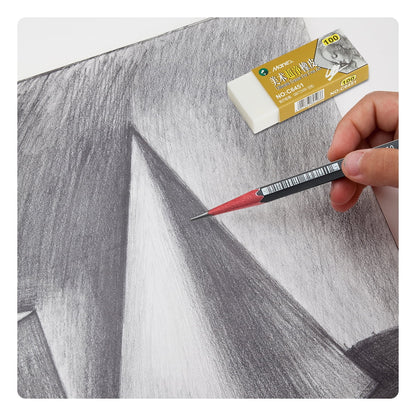 Super Clean Eraser, 20-Pack, Soft Art Eraser for Drawing Sketching, Graphite Charcoal Eraser Bulk for Classroom & Studio