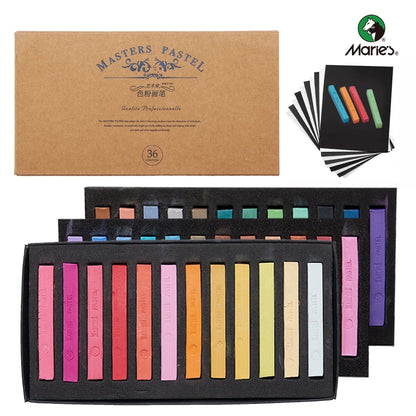 Colored Chalk Pastels – 48 Count, Vibrant Colors, Smooth Application, Ideal for Artists, Teachers, and Students