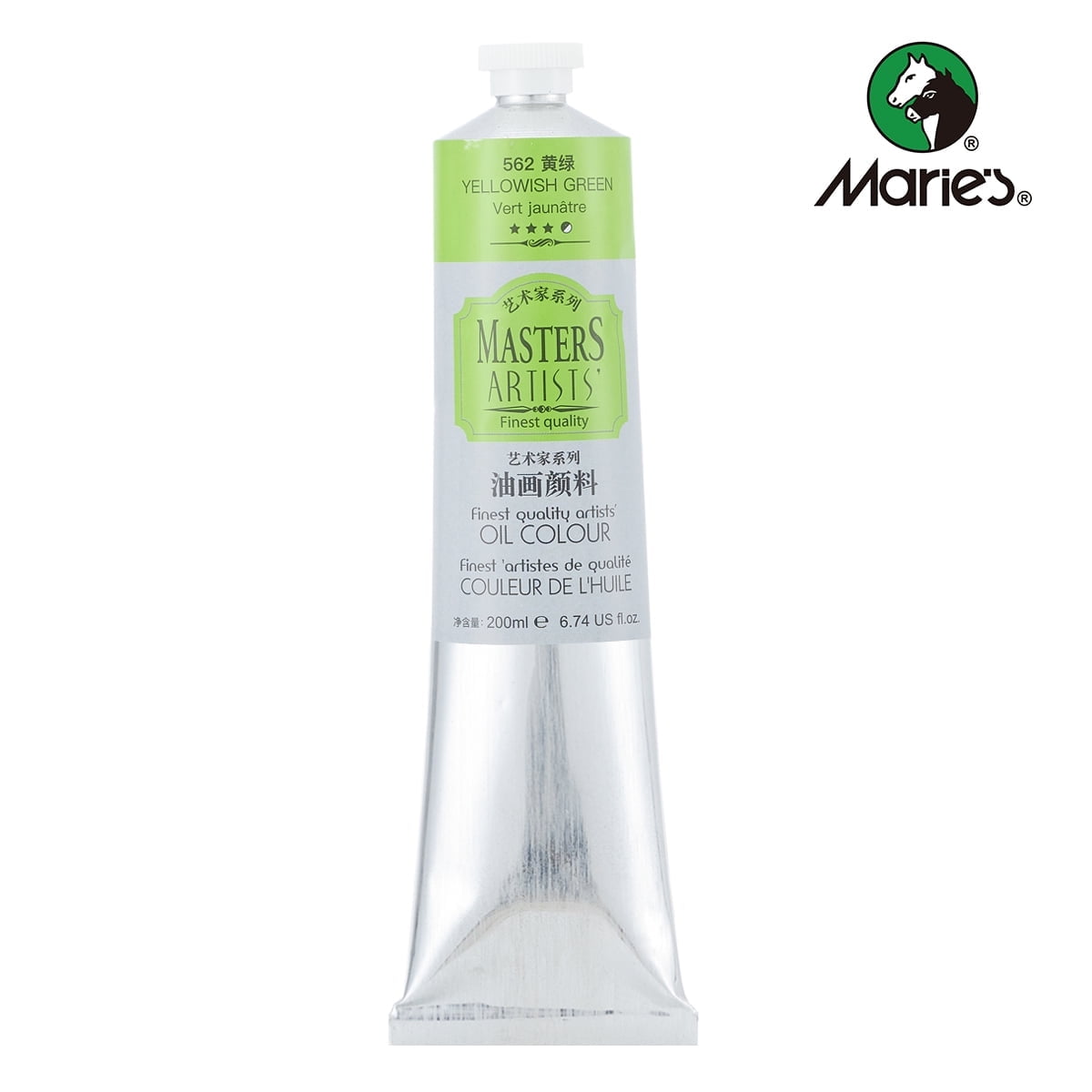 Professional Artist Quality Oil Paint, 200ml(6.74 US fl.oz) Tubes, Artist-Grade Quality (Studio & Hobby Use),Red Light
